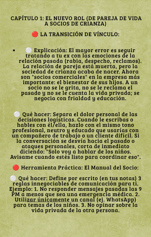Co-paternidad con un Ex