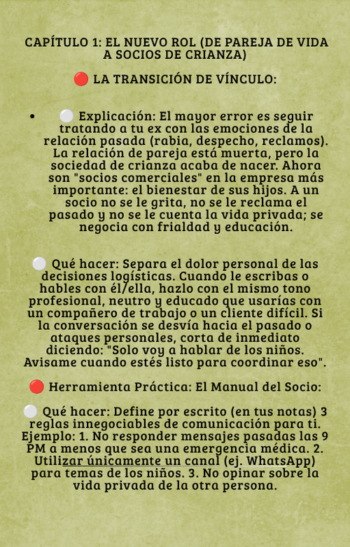 Co-paternidad con un Ex