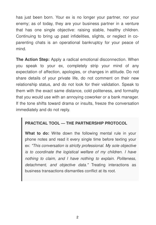 THE CO-PARENTING BLUEPRINT (women´s edition)
